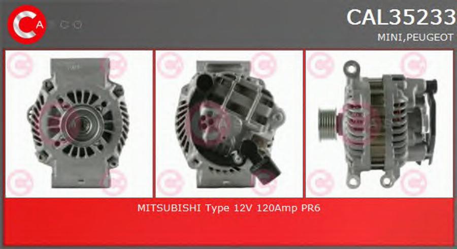 Casco CAL35233 - Alternator autospares.lv