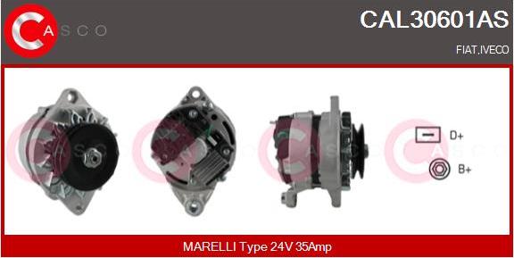 Casco CAL30601AS - Alternator autospares.lv