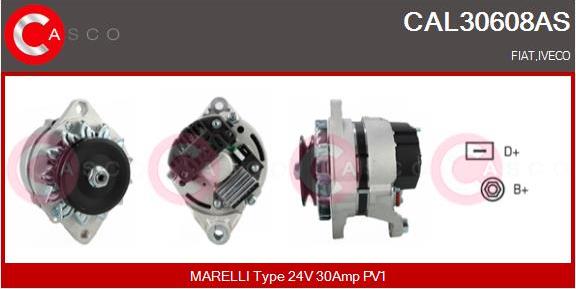 Casco CAL30608AS - Alternator autospares.lv