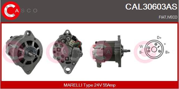 Casco CAL30603AS - Alternator autospares.lv