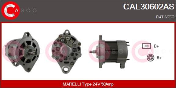 Casco CAL30602AS - Alternator autospares.lv