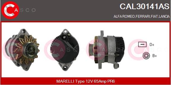 Casco CAL30141AS - Alternator autospares.lv