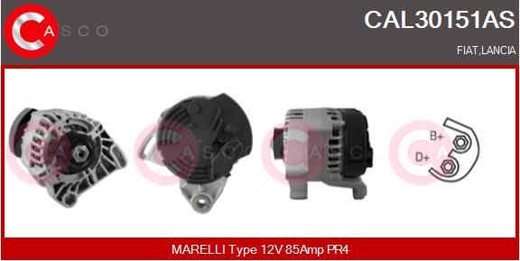 Casco CAL30151AS - Alternator autospares.lv