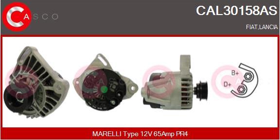 Casco CAL30158AS - Alternator autospares.lv