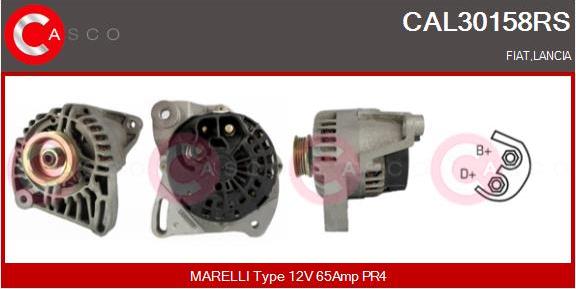 Casco CAL30158RS - Alternator autospares.lv