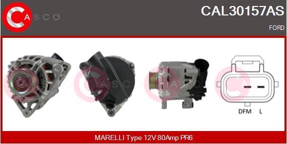 Casco CAL30157AS - Alternator autospares.lv