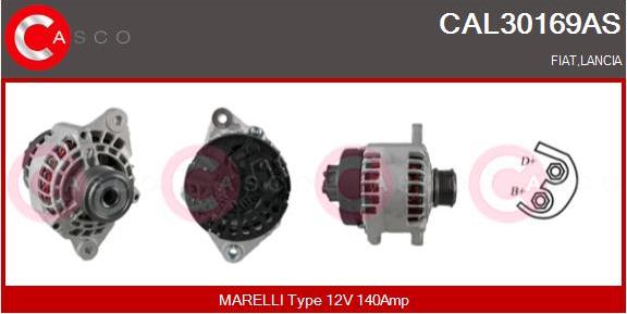 Casco CAL30169AS - Alternator autospares.lv