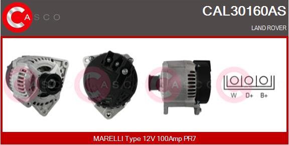 Casco CAL30160AS - Alternator autospares.lv