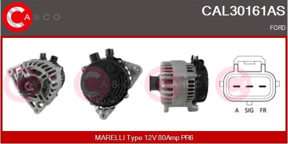 Casco CAL30161AS - Alternator autospares.lv