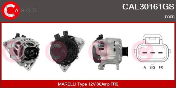 Casco CAL30161GS - Alternator autospares.lv