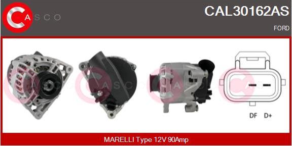 Casco CAL30162AS - Alternator autospares.lv