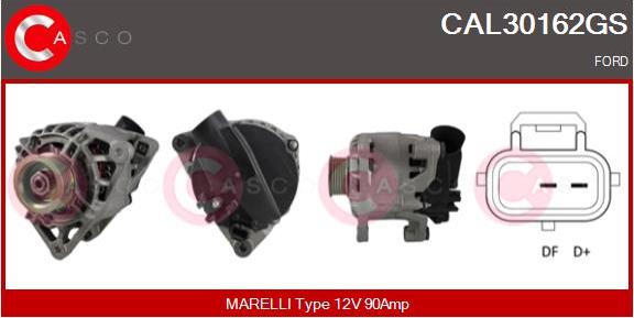 Casco CAL30162GS - Alternator autospares.lv