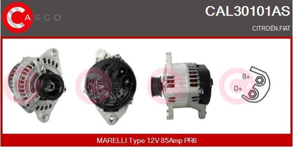 Casco CAL30101AS - Alternator autospares.lv