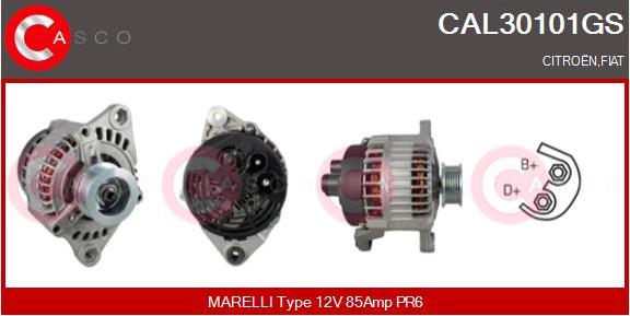 Casco CAL30101GS - Alternator autospares.lv