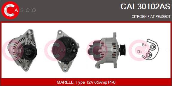 Casco CAL30102AS - Alternator autospares.lv