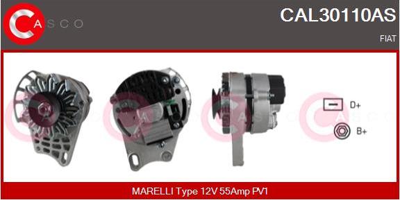 Casco CAL30110AS - Alternator autospares.lv