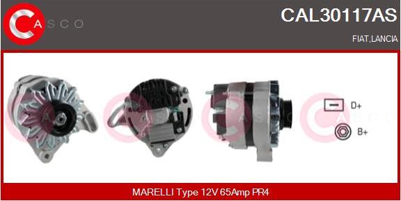 Casco CAL30117AS - Alternator autospares.lv