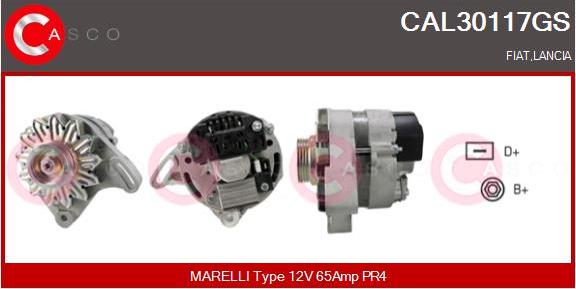 Casco CAL30117GS - Alternator autospares.lv