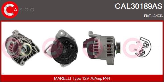 Casco CAL30189AS - Alternator autospares.lv