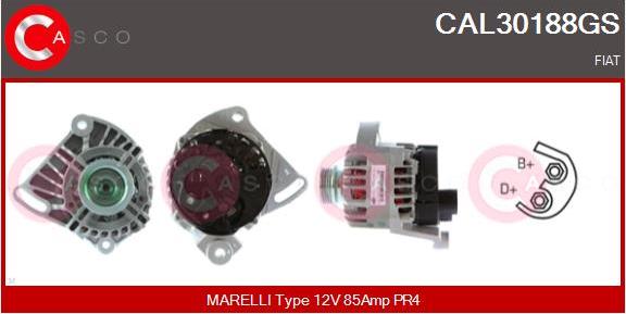 Casco CAL30188GS - Alternator autospares.lv