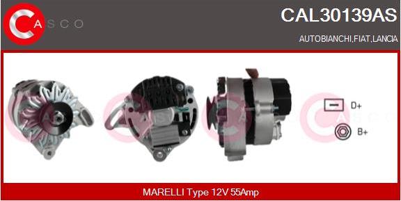 Casco CAL30139AS - Alternator autospares.lv