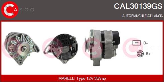 Casco CAL30139GS - Alternator autospares.lv