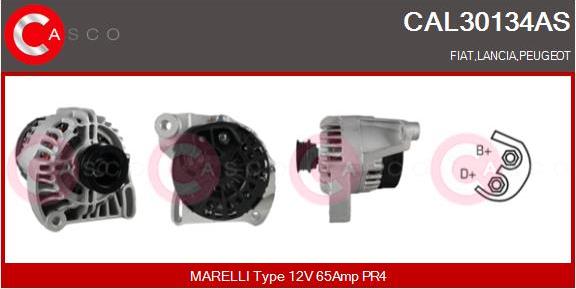 Casco CAL30134AS - Alternator autospares.lv