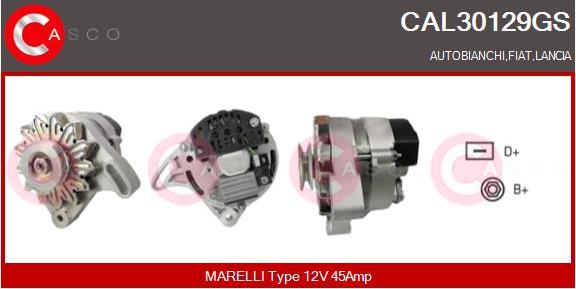 Casco CAL30129GS - Alternator autospares.lv