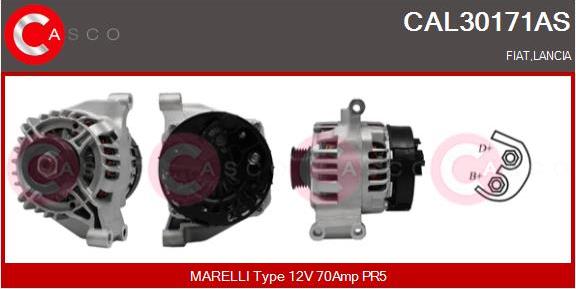 Casco CAL30171AS - Alternator autospares.lv