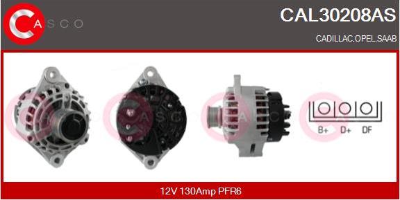 Casco CAL30208AS - Alternator autospares.lv