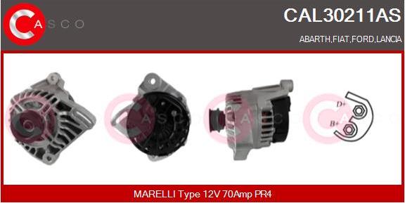 Casco CAL30211AS - Alternator autospares.lv