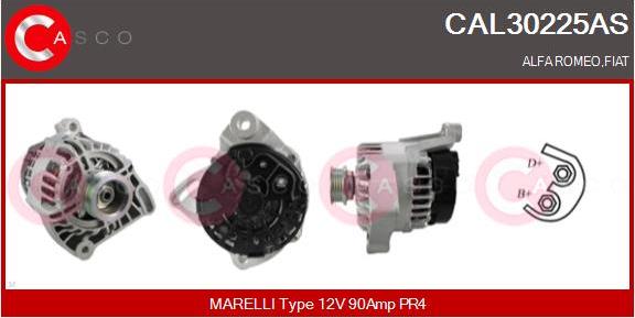 Casco CAL30225AS - Alternator autospares.lv