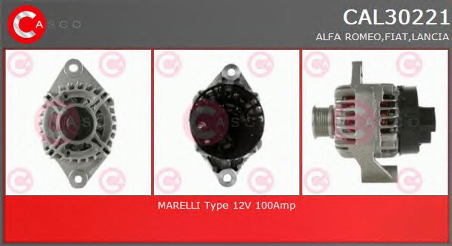 Casco CAL30221 - Alternator autospares.lv