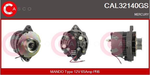 Casco CAL32140GS - Alternator autospares.lv