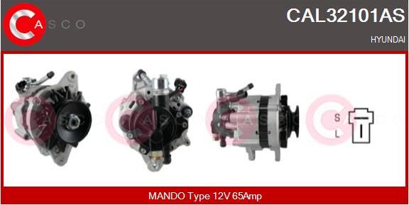 Casco CAL32101AS - Alternator autospares.lv