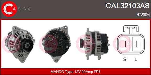 Casco CAL32103AS - Alternator autospares.lv