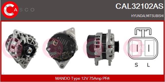 Casco CAL32102AS - Alternator autospares.lv