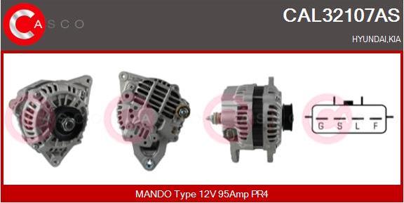 Casco CAL32107AS - Alternator autospares.lv