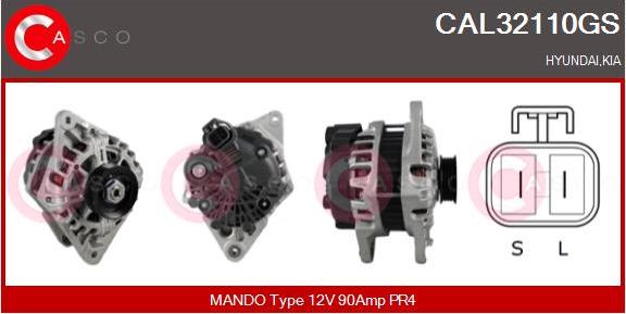 Casco CAL32110GS - Alternator autospares.lv