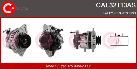 Casco CAL32113AS - Alternator autospares.lv