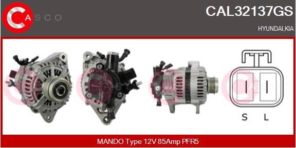 Casco CAL32137GS - Alternator autospares.lv