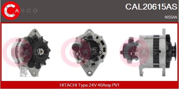 Casco CAL20615AS - Alternator autospares.lv