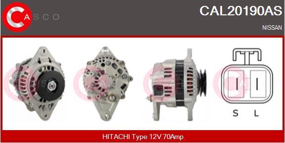 Casco CAL20190AS - Alternator autospares.lv