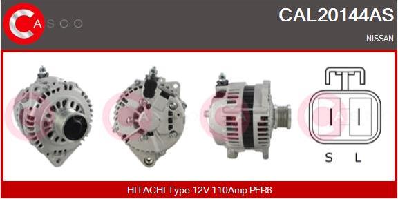 Casco CAL20144AS - Alternator autospares.lv