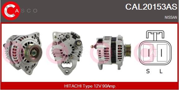Casco CAL20153AS - Alternator autospares.lv