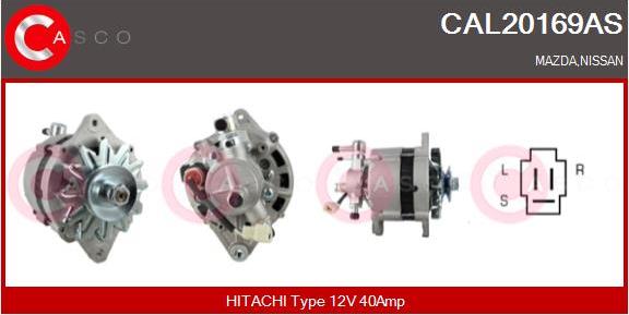 Casco CAL20169AS - Alternator autospares.lv