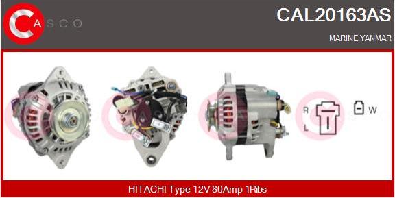 Casco CAL20163AS - Alternator autospares.lv