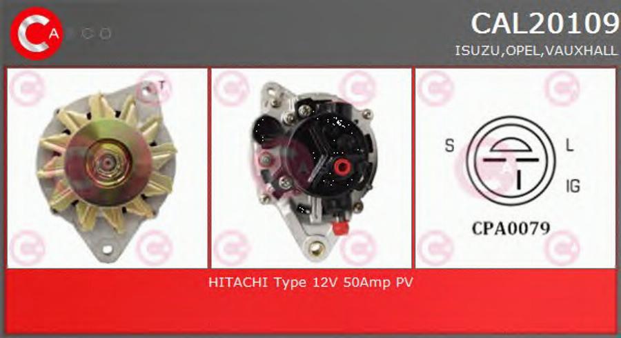 Casco CAL20109 - Alternator autospares.lv