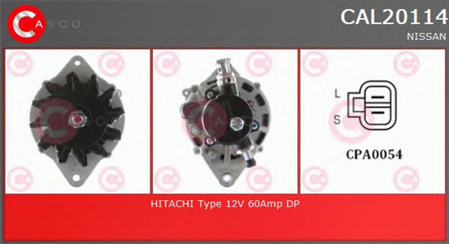 Casco CAL20114 - Alternator autospares.lv