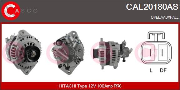 Casco CAL20180AS - Alternator autospares.lv